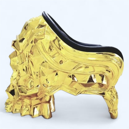 Skull Gold Armchair