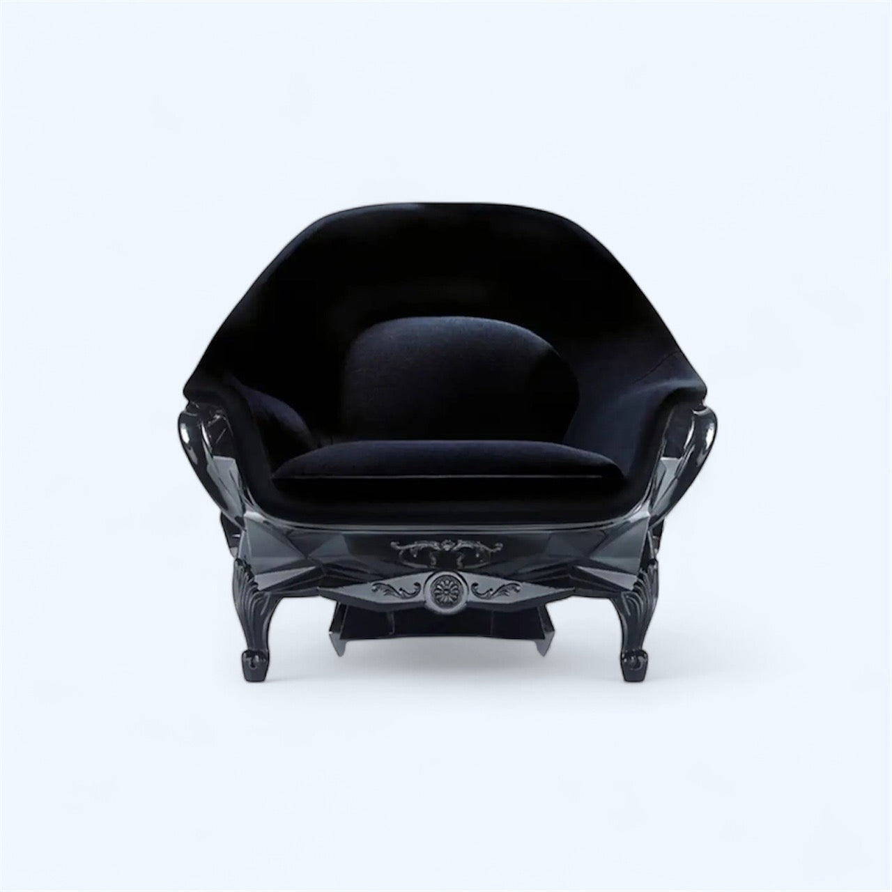 Skull Black Armchair