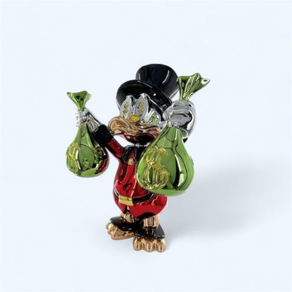 Scrooge McDuck Red Sculpture