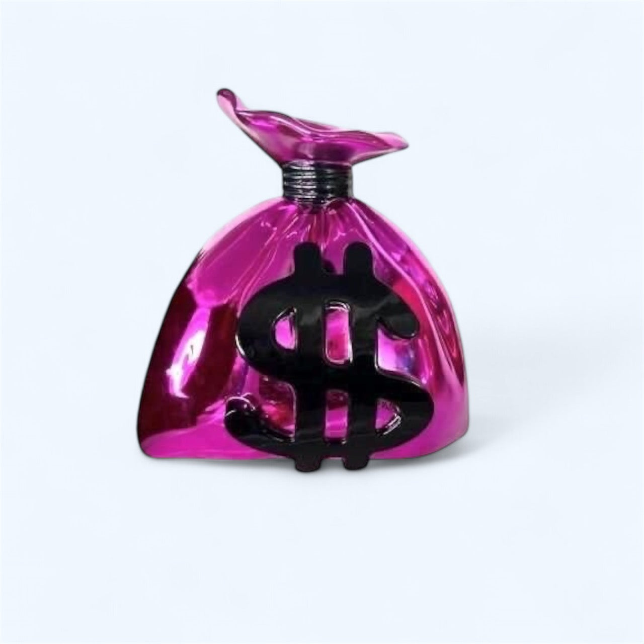 Money Bag Pink Sculpture