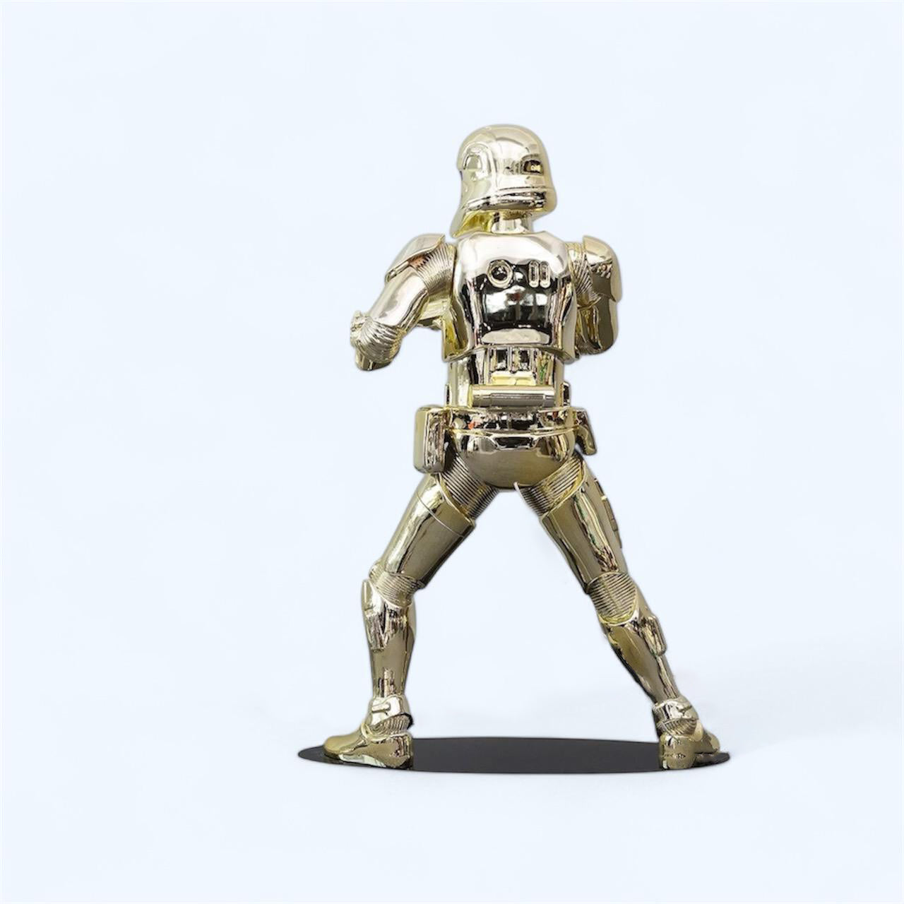 Storm Trooper Gold Blaster Sculpture