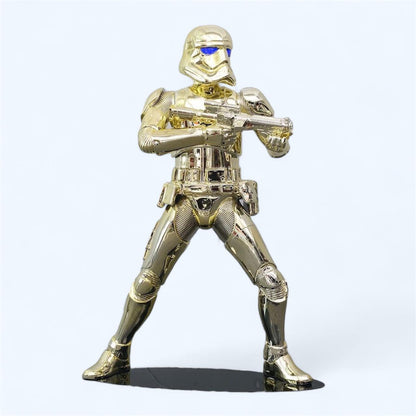 Storm Trooper Gold Blaster Sculpture