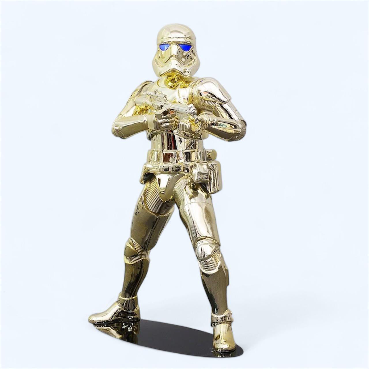 Storm Trooper Gold Blaster Sculpture