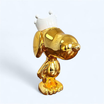 Snoopy Gold Sculpture