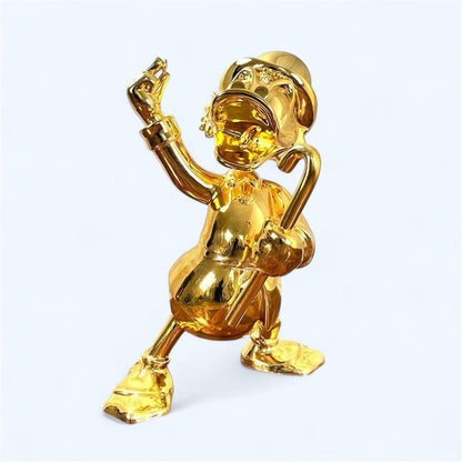 Scrooge McDuck Gold Coin Sculpture