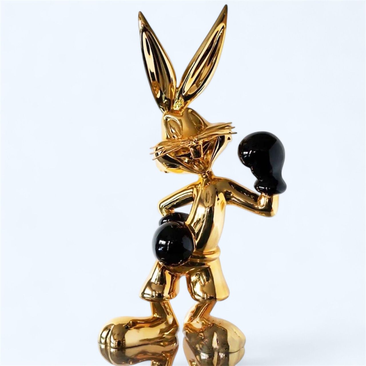 Bugs Bunny Gold Boxer Sculpture