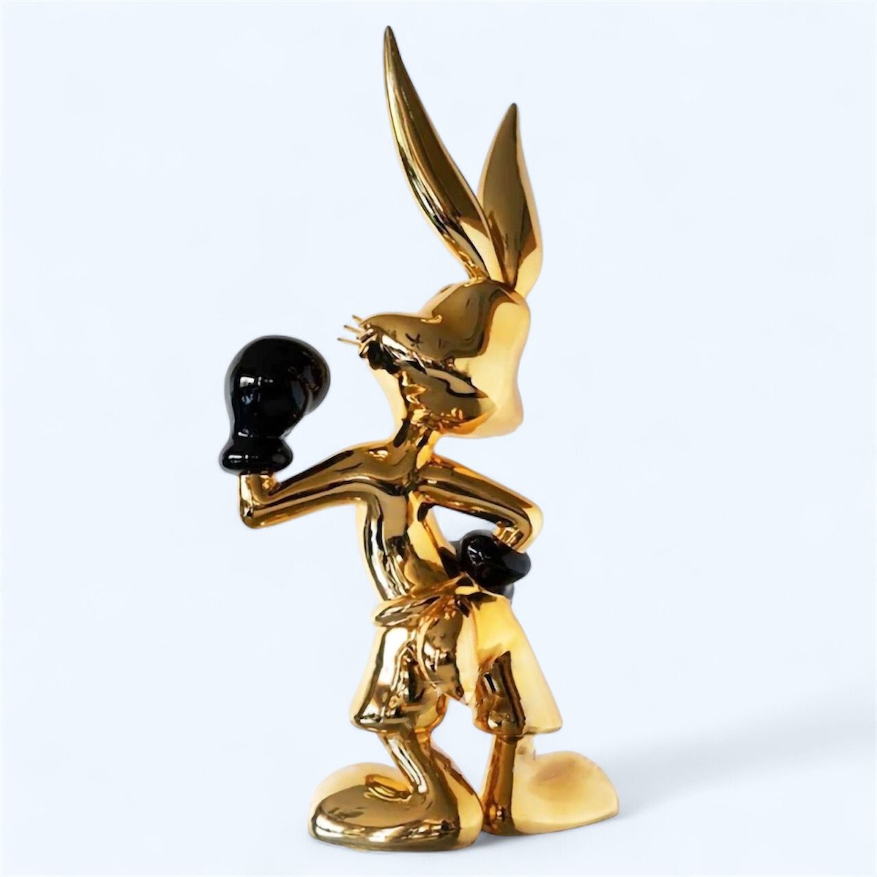 Bugs Bunny Gold Boxer Sculpture