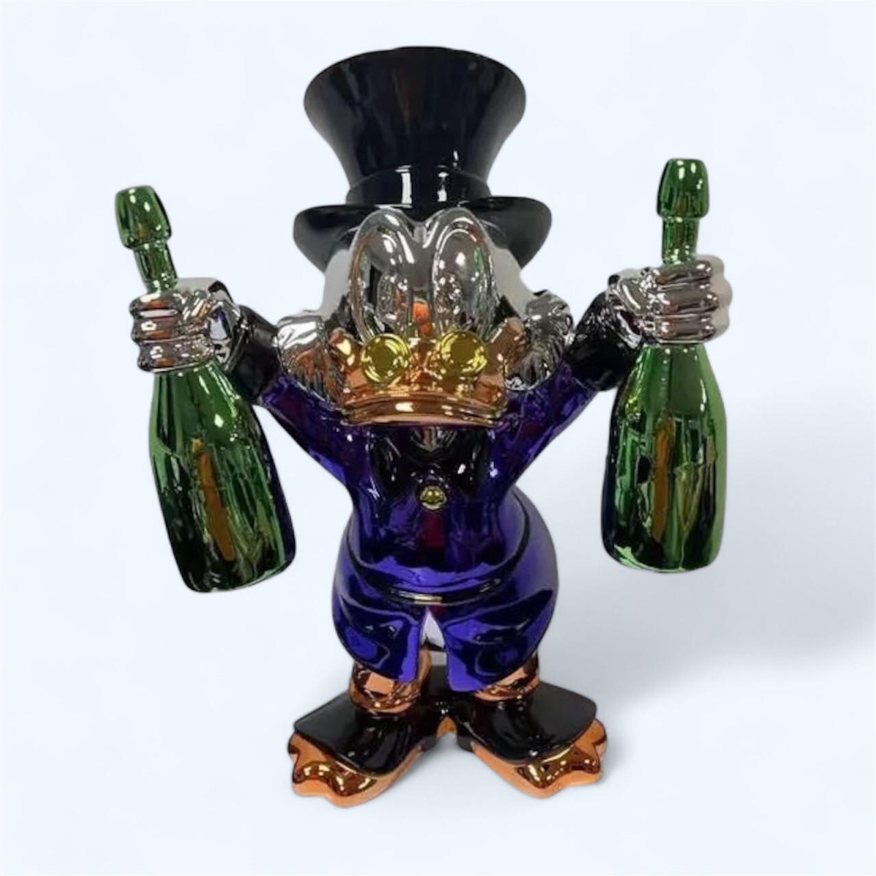 Scrooge McDuck Blue Sculpture