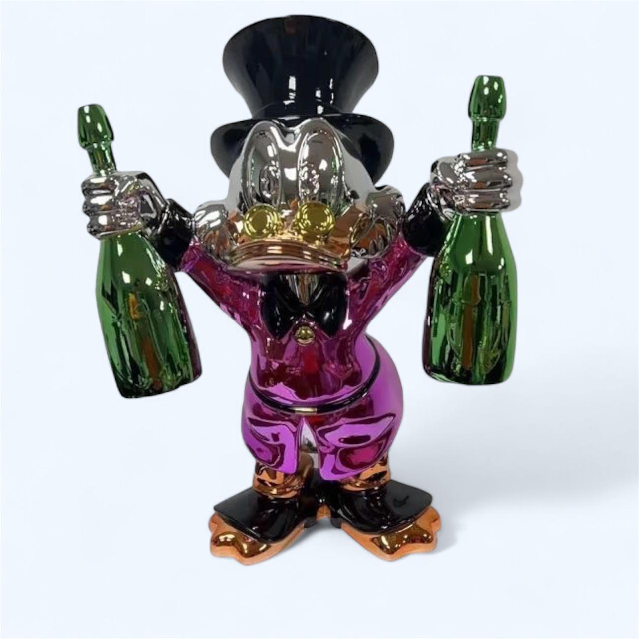 Scrooge McDuck Purple Sculpture