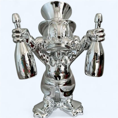 Scrooge McDuck Silver Sculpture