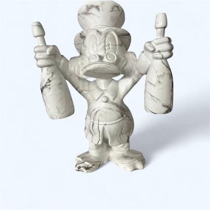 Scrooge McDuck Marble Sculpture