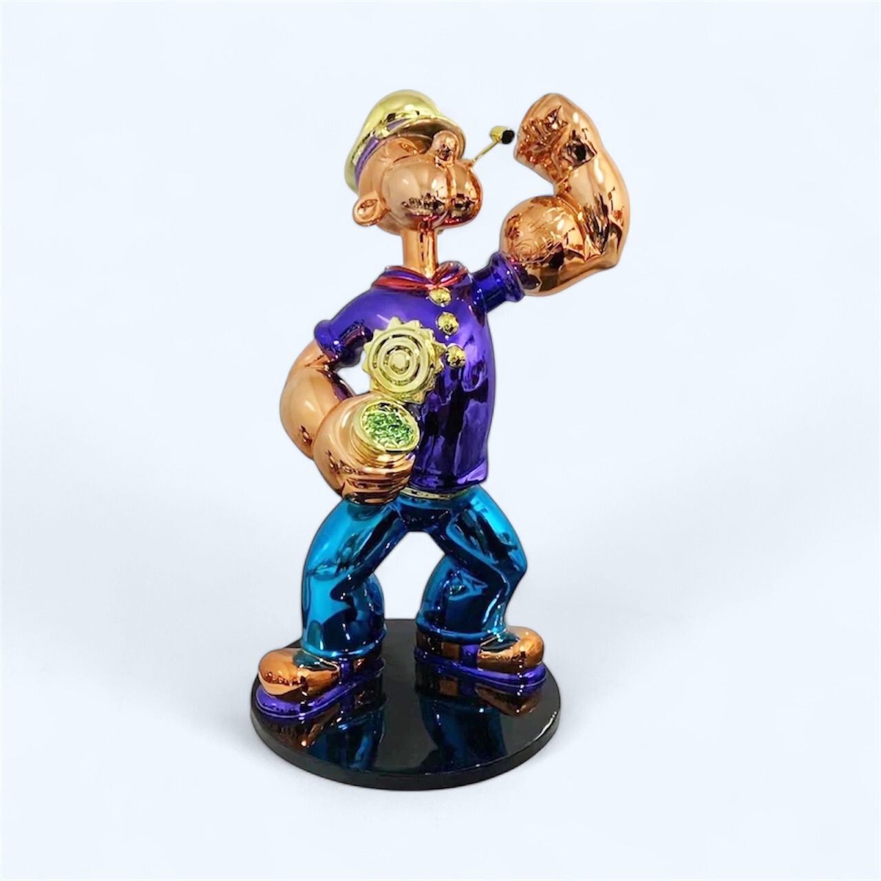 Popeye Purple Sculpture