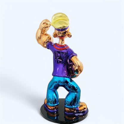 Popeye Purple Sculpture