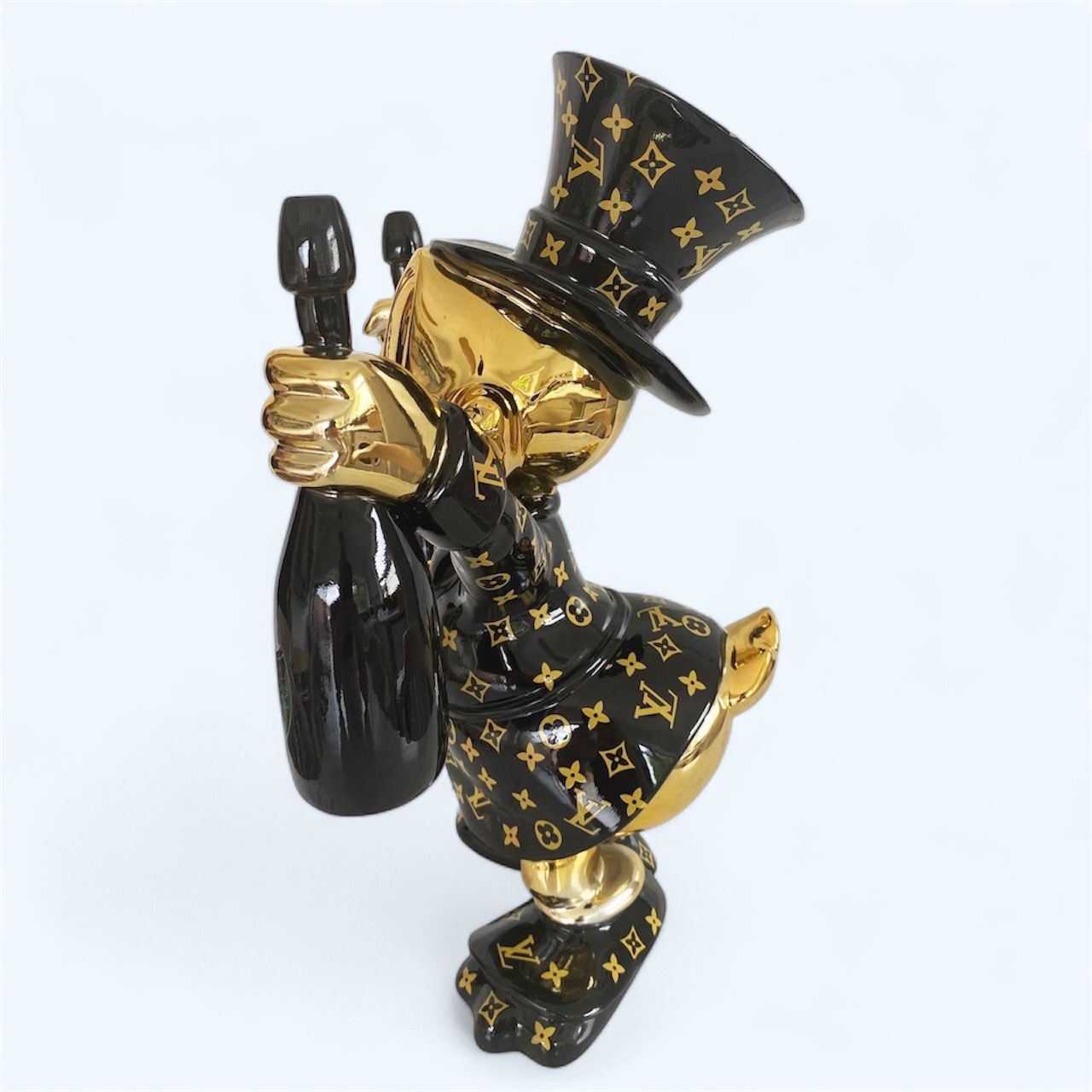 Scrooge McDuck Louis Vuitton Themed Sculpture