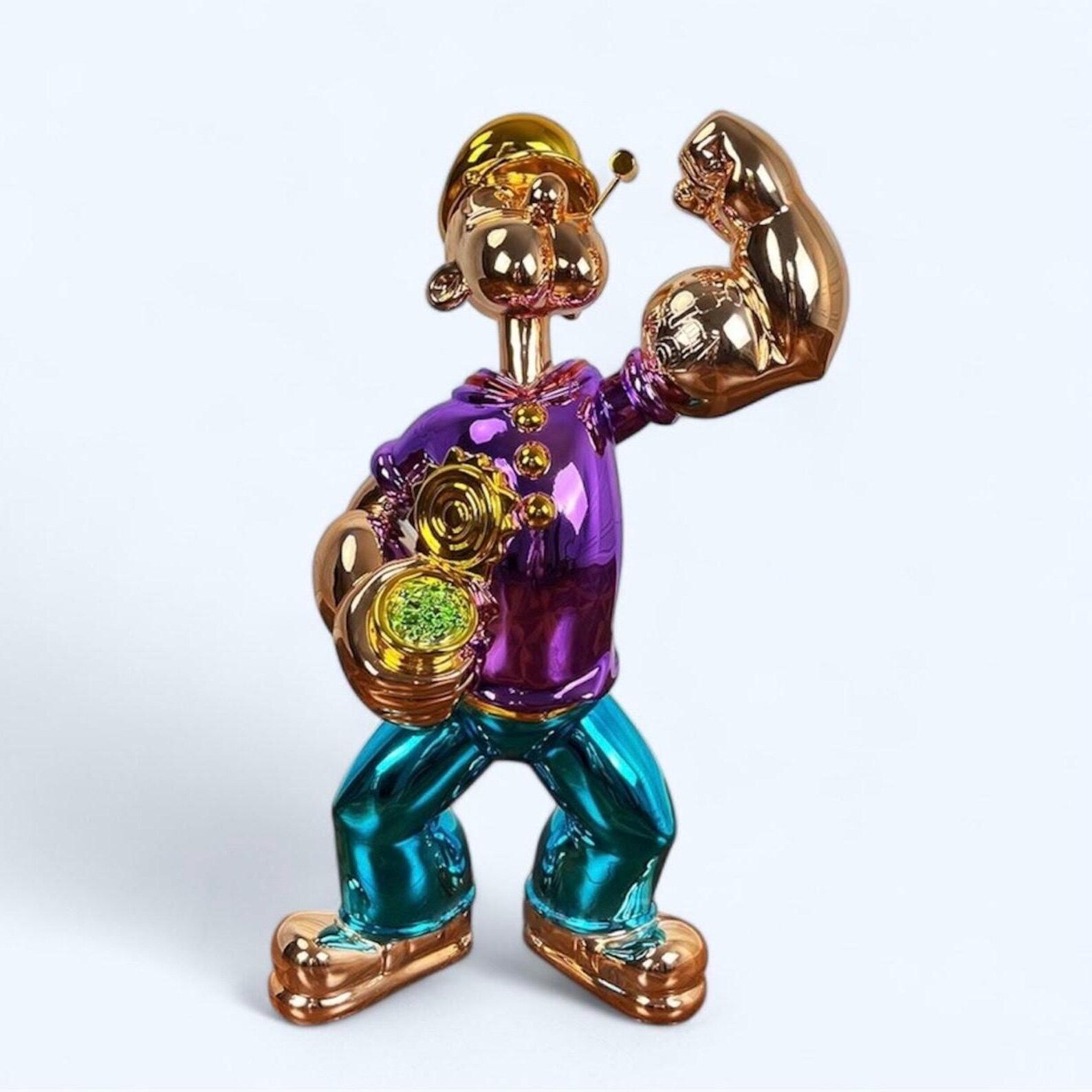 Popeye 80cm Purple Sculpture